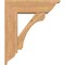 Ekena Millwork Legacy Traditional Smooth Bracket w/ Offset Brace, Western Red Cedar, 7 1/2"W x 24"D x 28"H BKT0806X24X28LEC01SWR - alternate 4